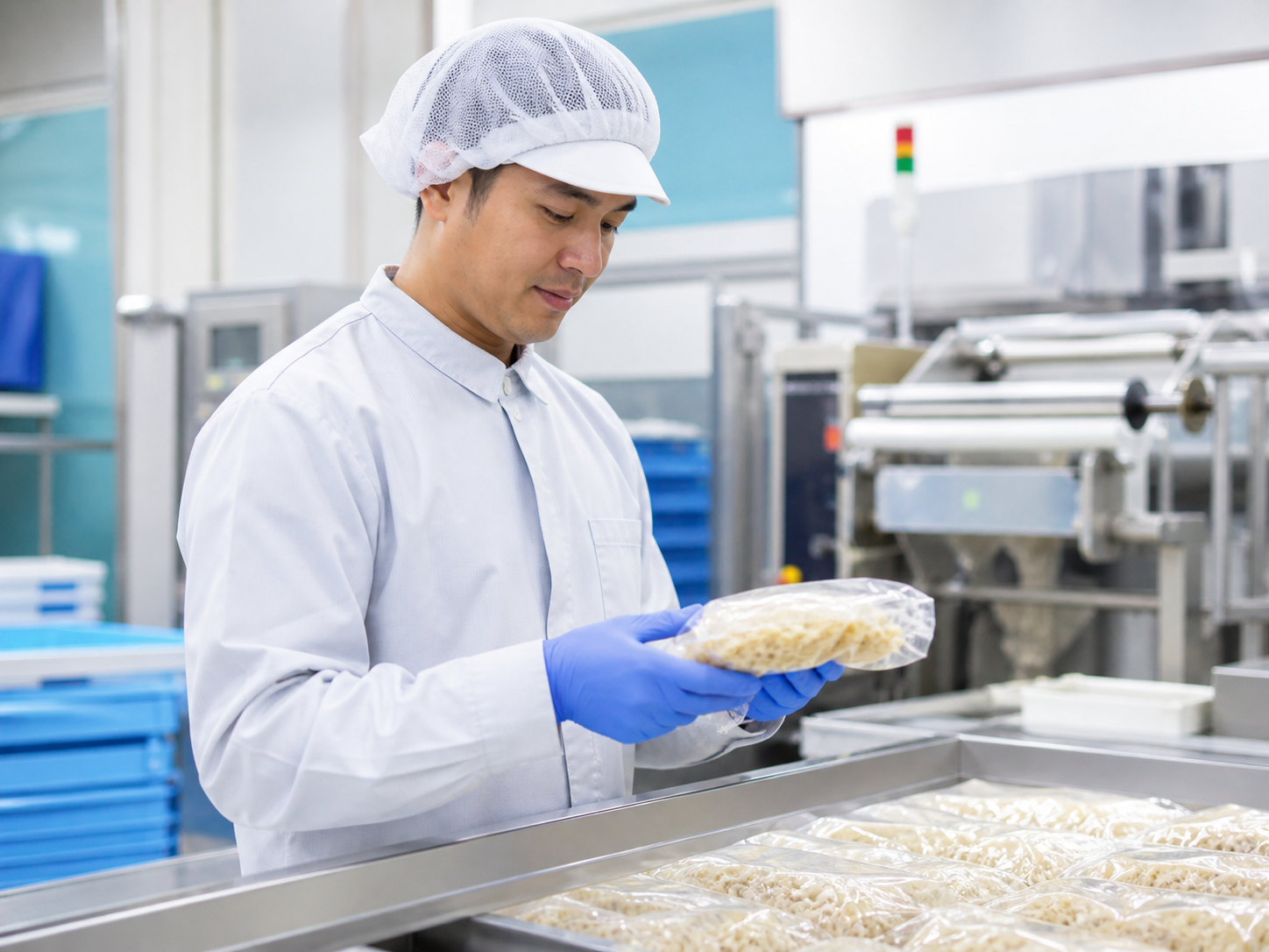 食品工場で働くフィリピン人スタッフ